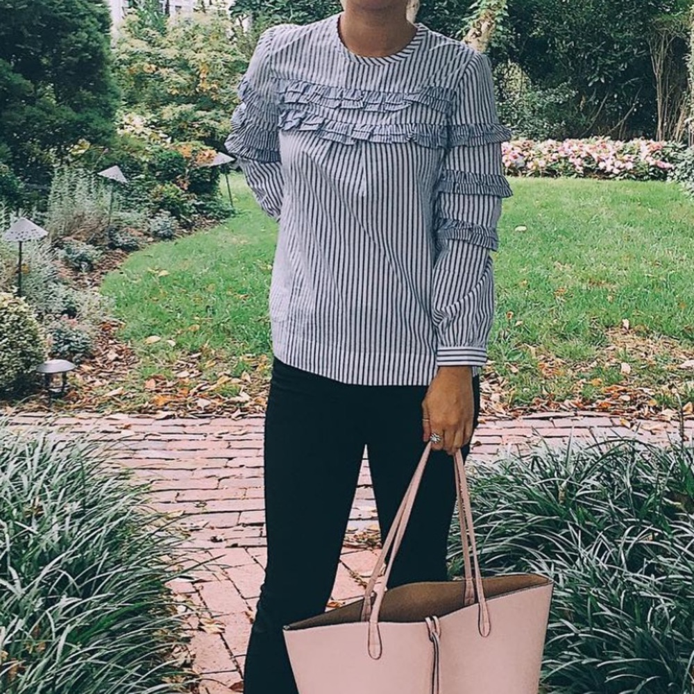 J.Crew Ruffled Blouse - Picture 3 of 3